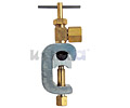 Water filter valve and supply